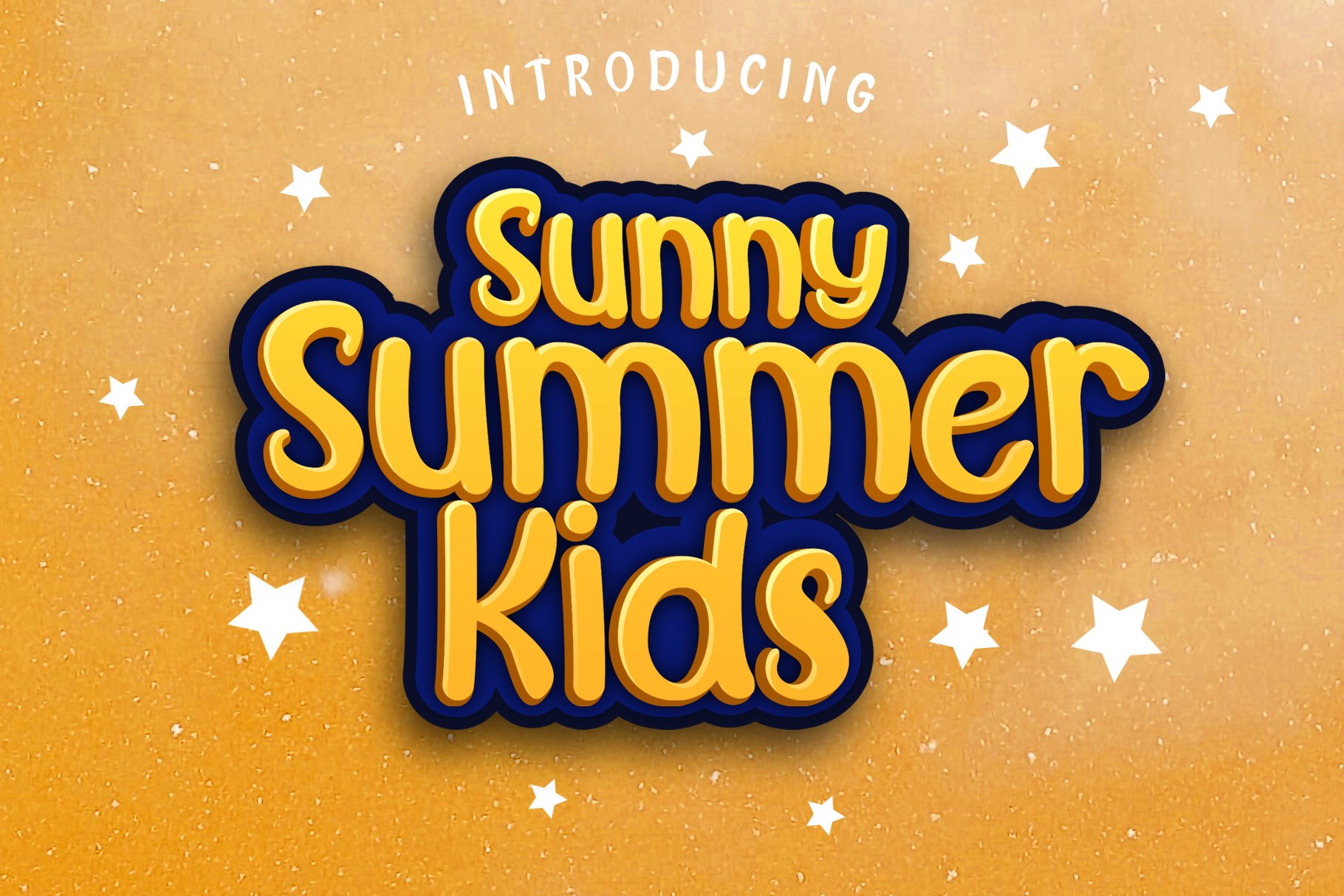 Sunny Summer Kids Font cover image.