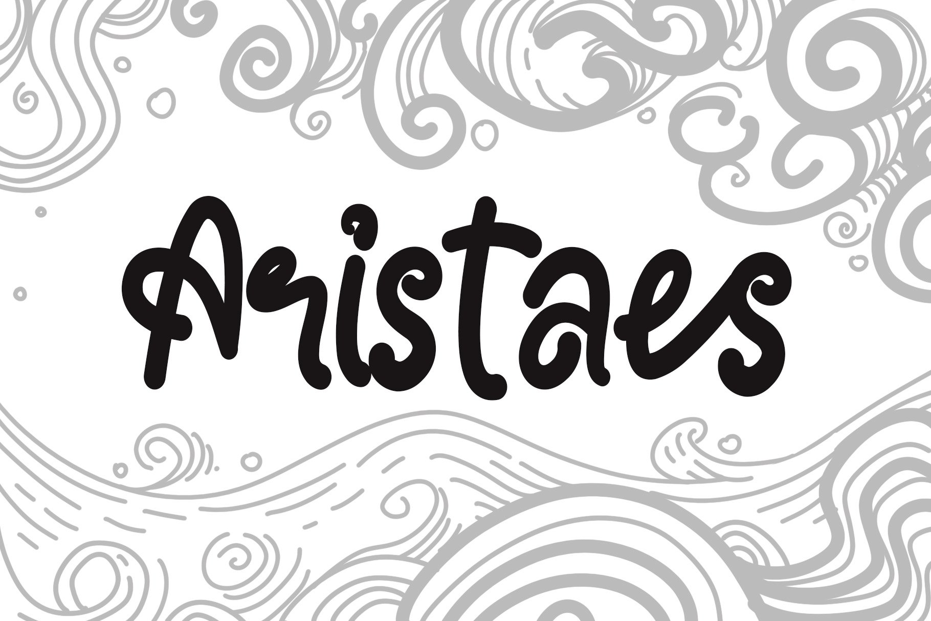 Aristaes - Handwritten Font cover image.