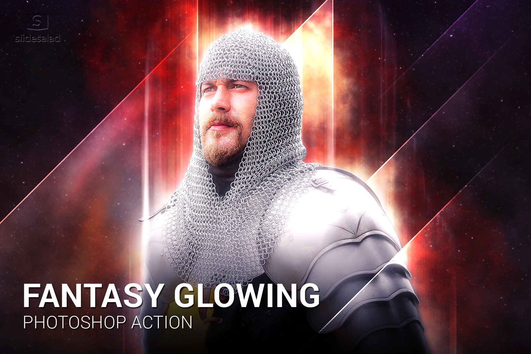 Fantasy Glowing Photoshop Actioncover image.