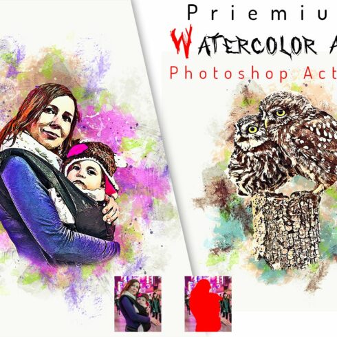 Premium Watercolor Art Actioncover image.