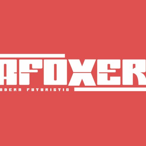 Afoxer - Display Font cover image.