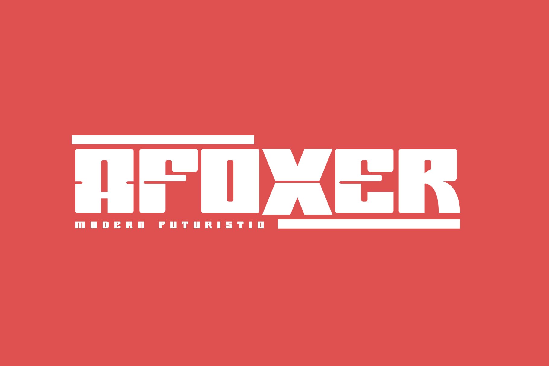 Afoxer - Display Font cover image.