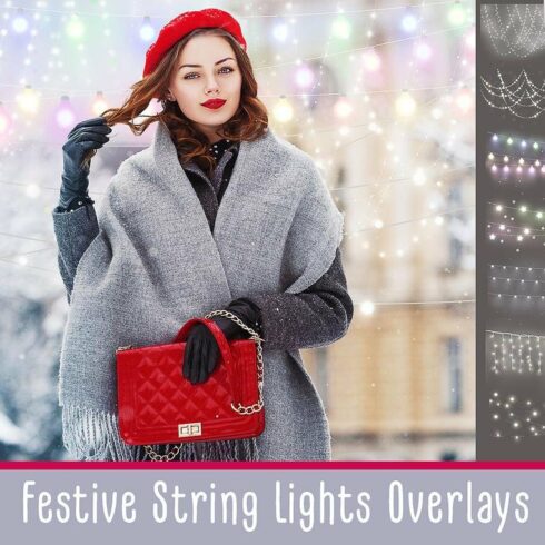 Festive String Lights Overlayscover image.