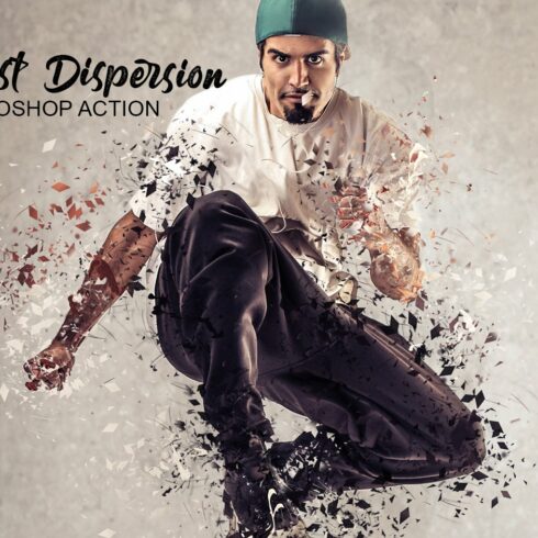 Blast Dispersion Photoshop Actioncover image.