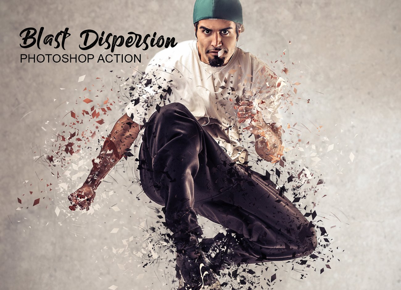 Blast Dispersion Photoshop Actioncover image.