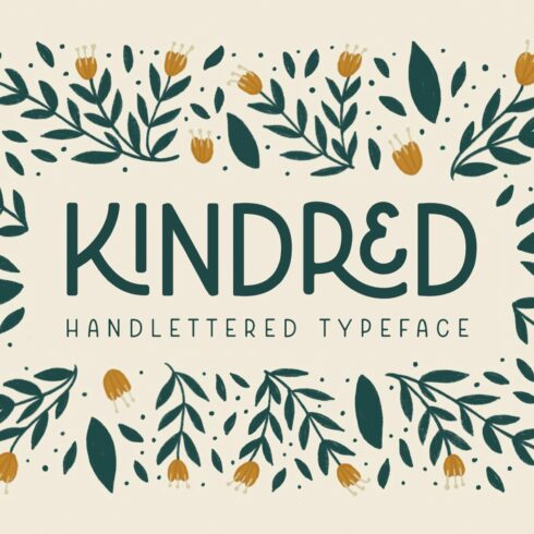 Kindred Handlettered Typeface cover image.