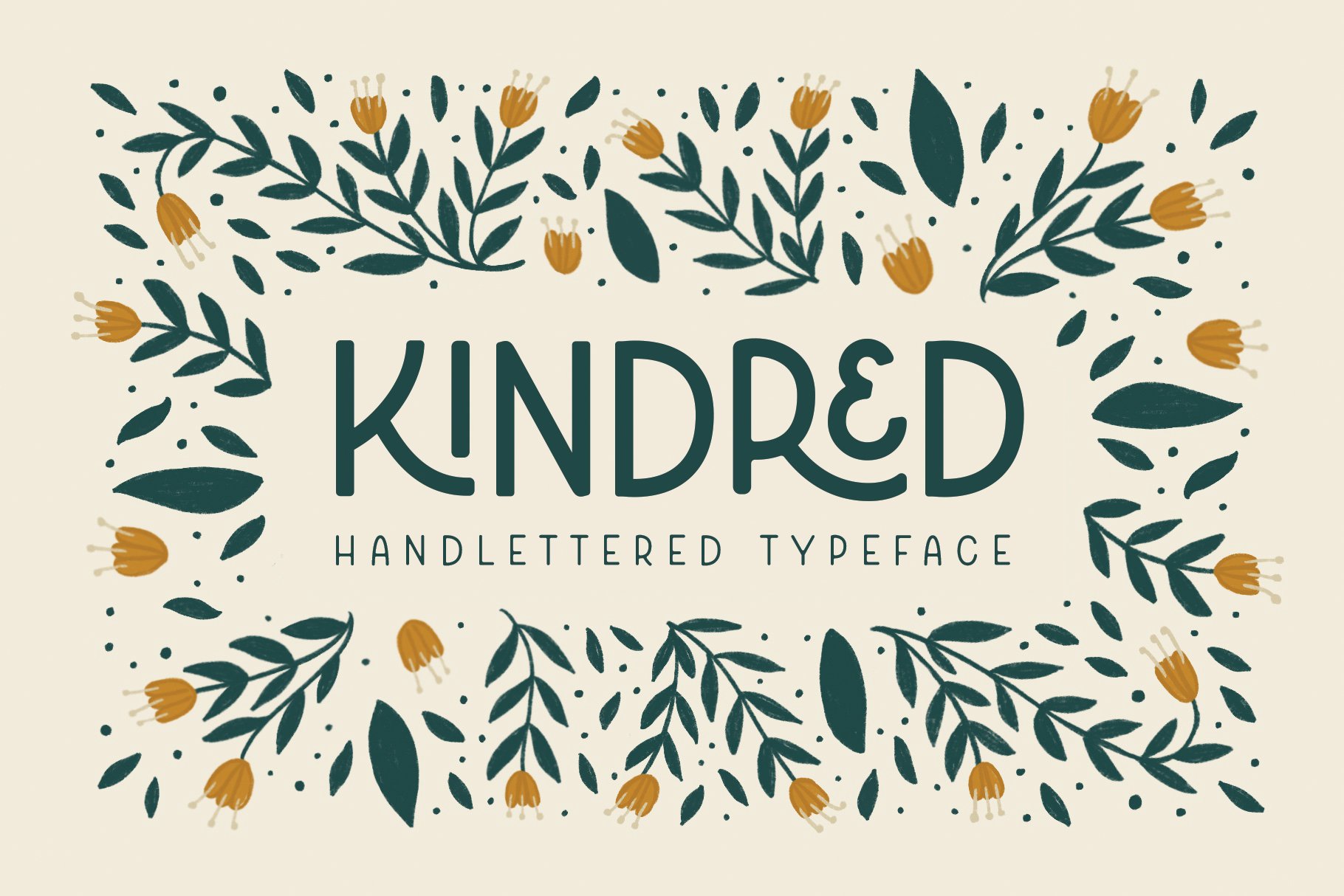 Kindred Handlettered Typeface cover image.