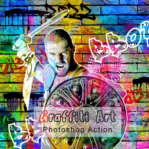 Graffiti Art Photoshop Actioncover image.