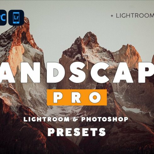 Landscape PRO Lightroom Presetscover image.