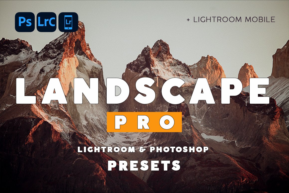 Landscape PRO Lightroom Presetscover image.