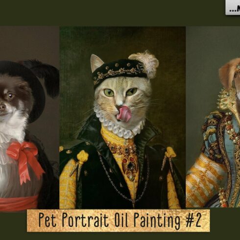 Pet Portrait Oil Background v.2cover image.