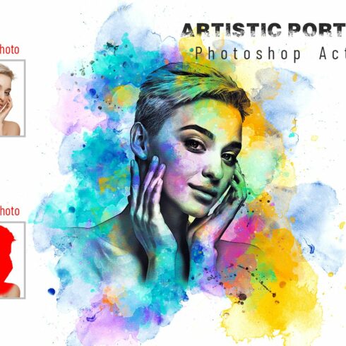 Artistic Portrait Photoshop Actioncover image.