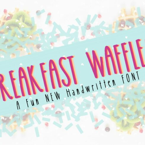 Breakfast Waffles Font cover image.