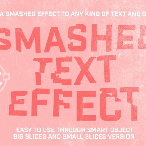 Smashed Text Effectcover image.