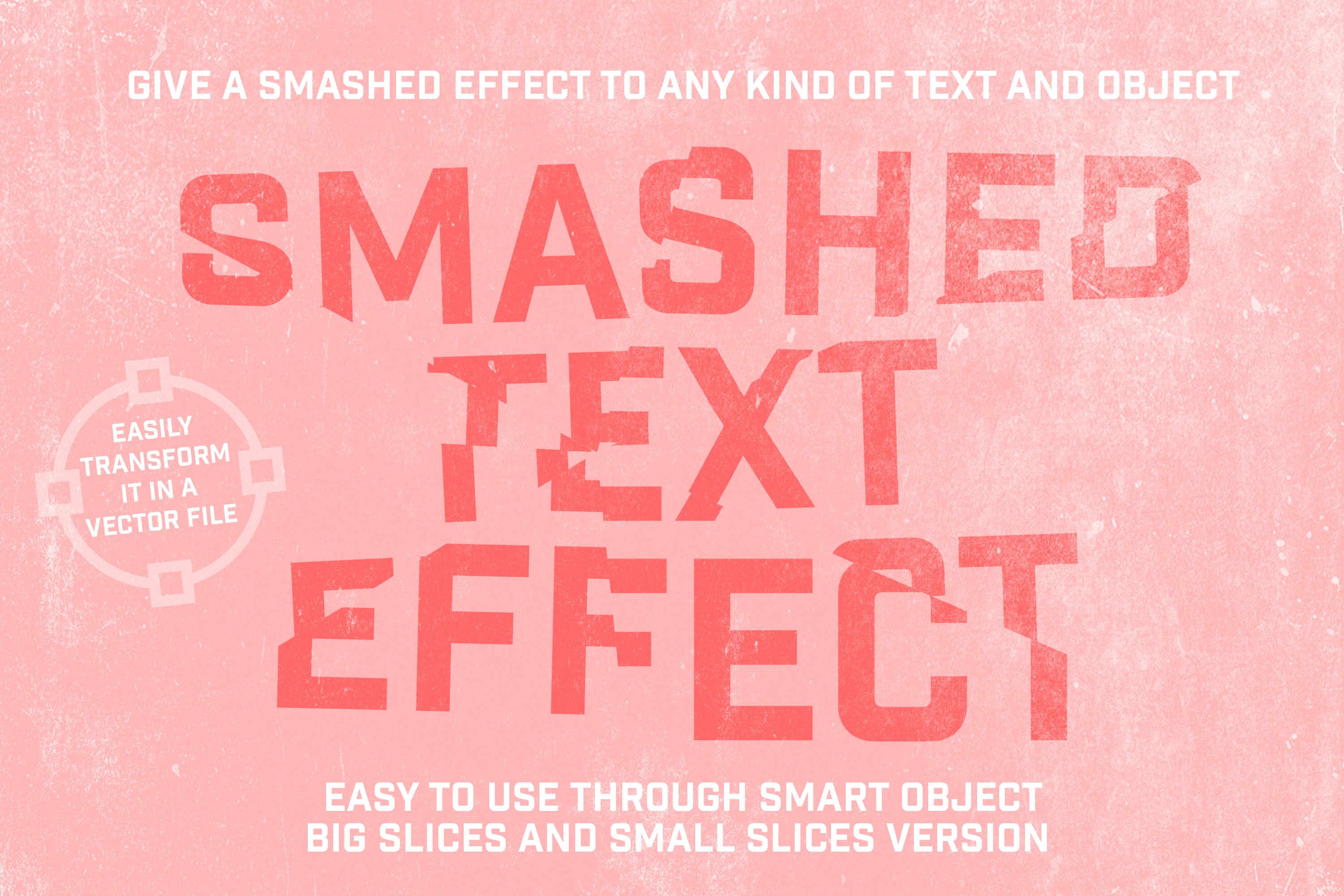 Smashed Text Effectcover image.