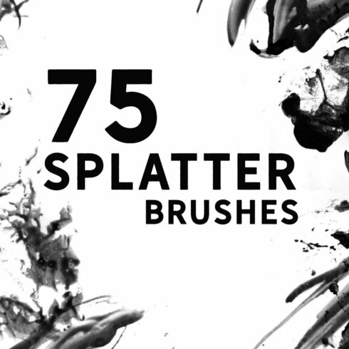 Splatter Photoshop Brushescover image.