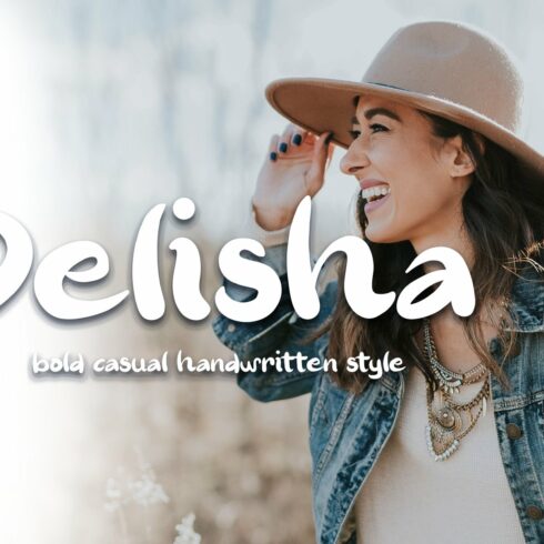 Delisha - Handwritten Font cover image.