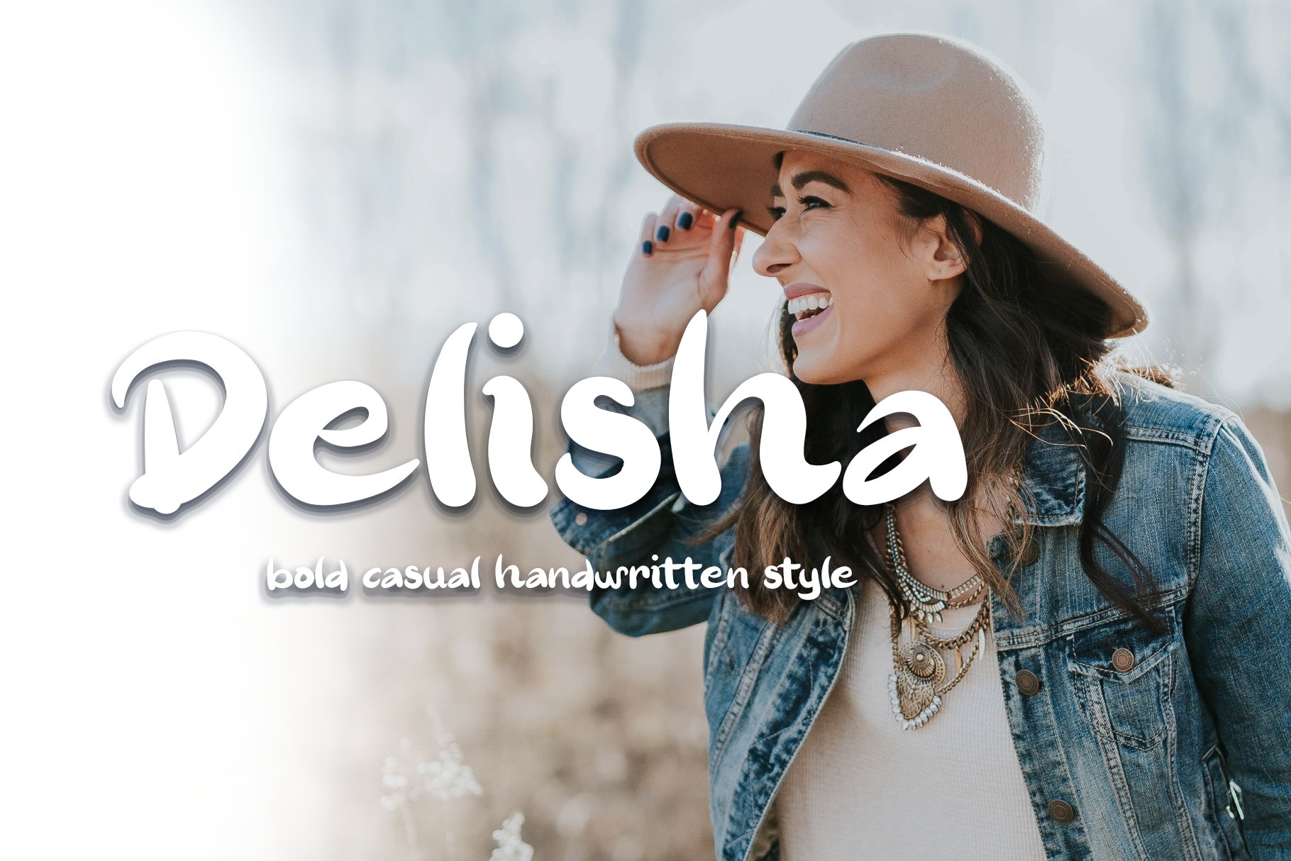 Delisha - Handwritten Font cover image.