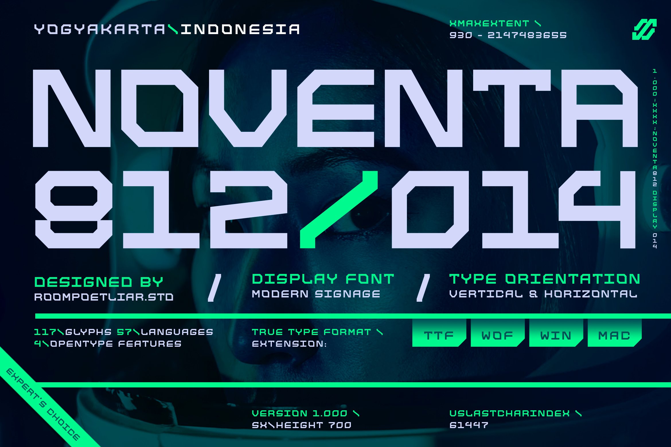 Noventa Display Font cover image.