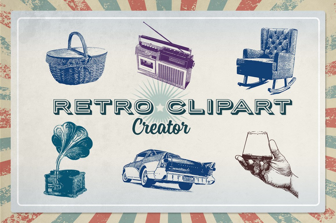 Retro Clipart Creatorcover image.