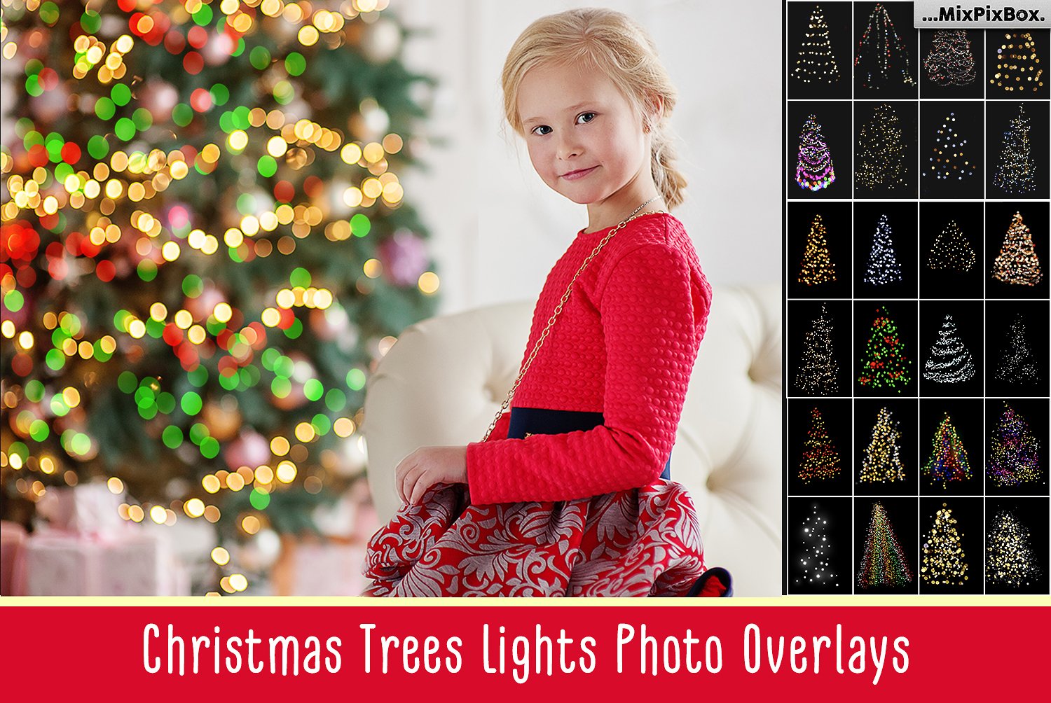 Christmas Trees Lights Overlayscover image.
