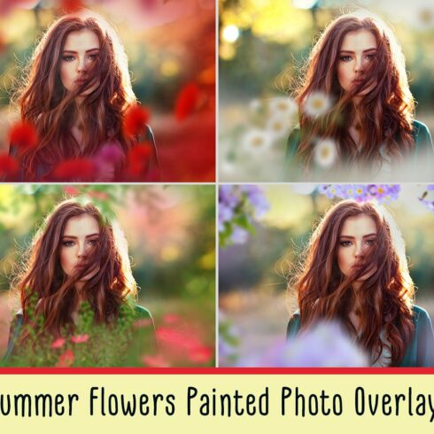 Summer Flowers Painted Overlayscover image.