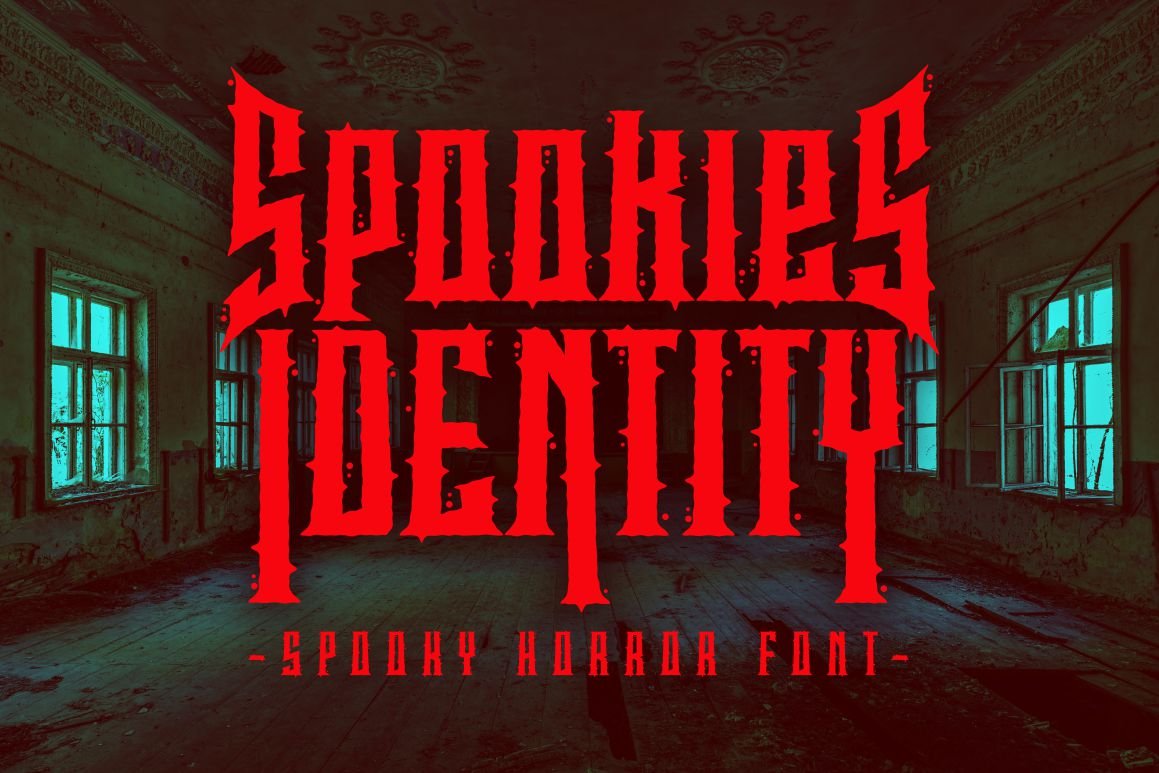 Spookies Identity - Horror Font cover image.