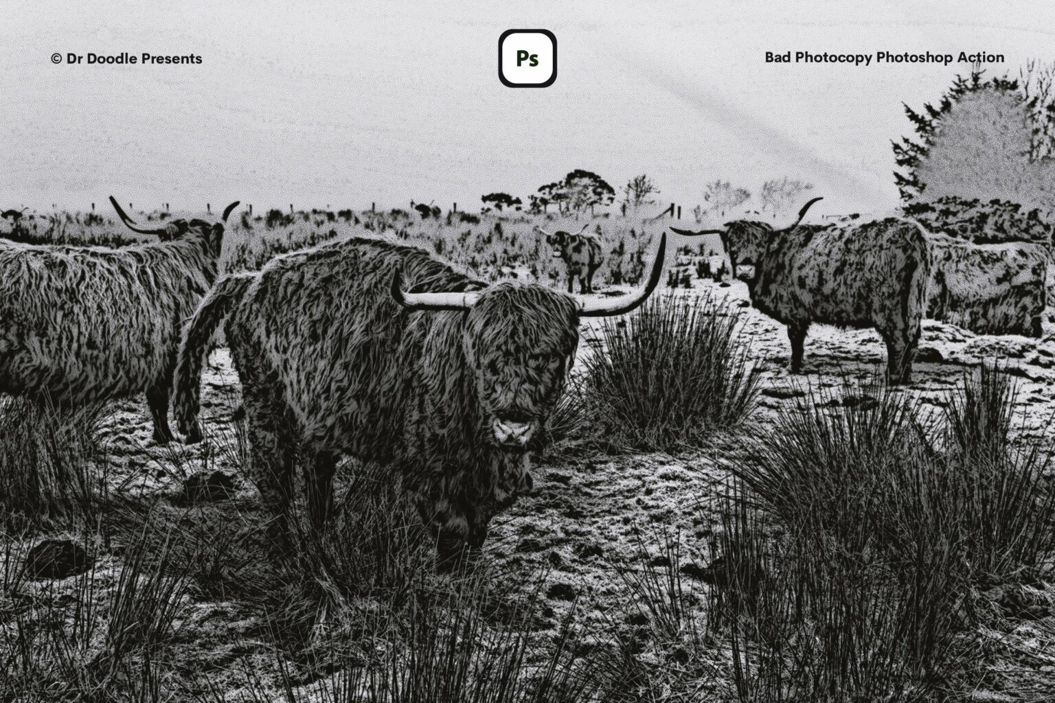 Bad Photocopy Photoshop Action – MasterBundles