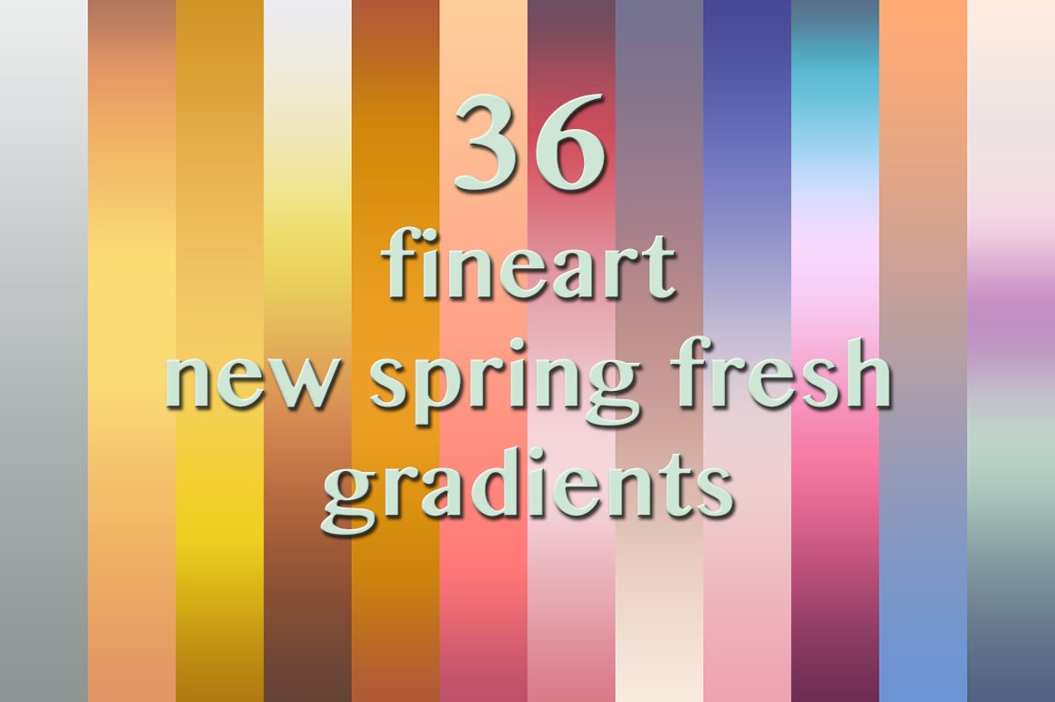 36 Spring Fresh fineart Gradientscover image.