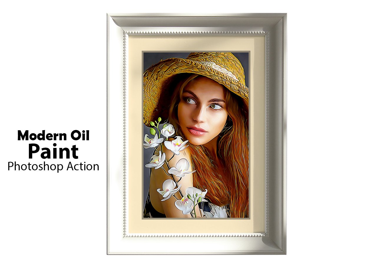 Modern Oil Paint Photoshop Actioncover image.