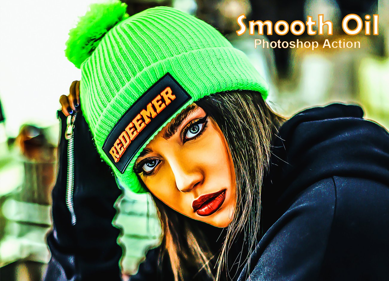 Smooth Oil Photoshop Actioncover image.