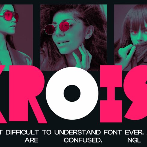 Kroist - Experimental Pop Fonts cover image.