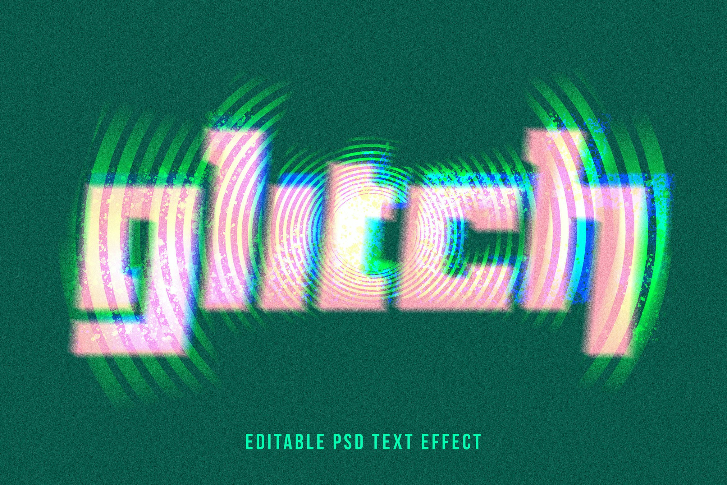 Glitch text effectpreview image.