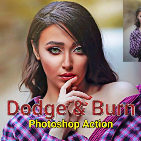 Dodge & Burn Photoshop Actioncover image.