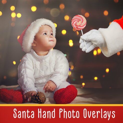 Santa Hand - PNG overlayscover image.
