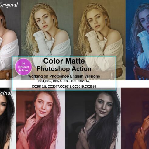 Color Matte Photoshop Actioncover image.