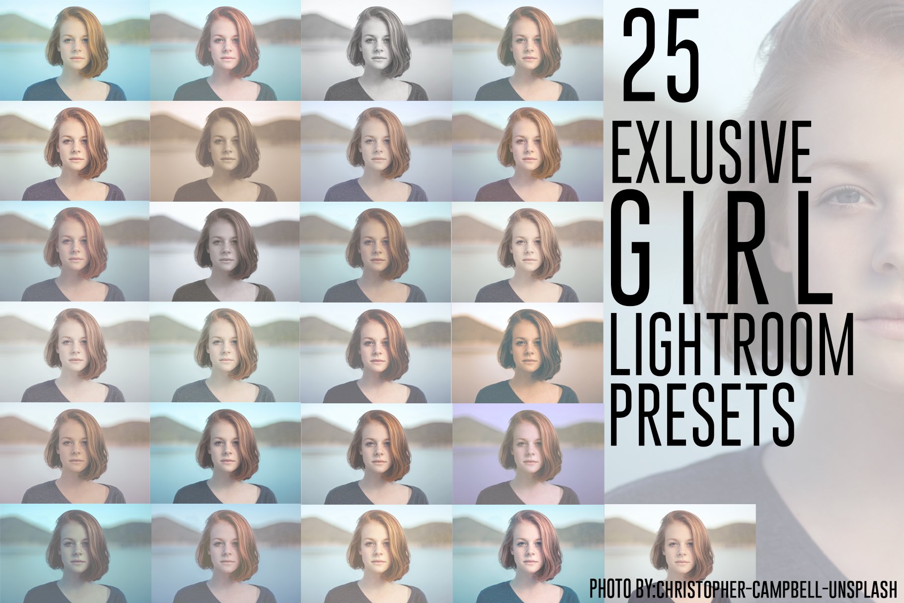 LR PRESETS EXCLUSIVE GIRL Seriescover image.