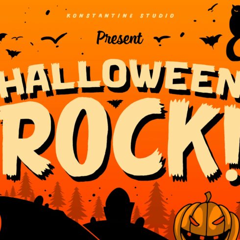 Halloween Rock! | Cute Horror Font cover image.