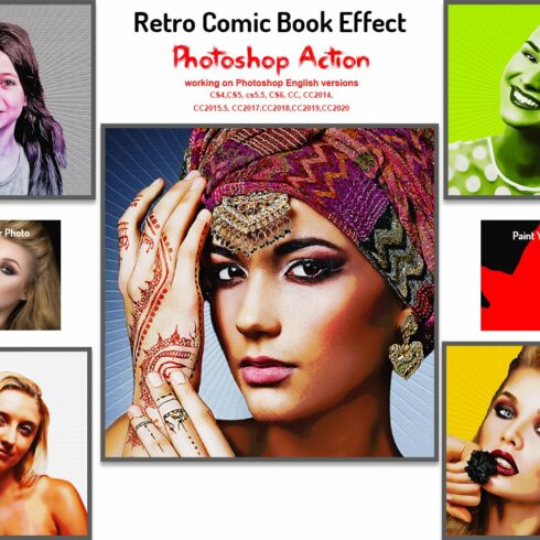 Retro Comic Book Effect PS Actioncover image.