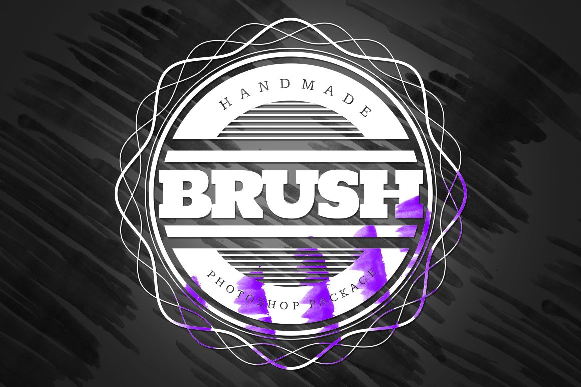 Handmade Brush Pack #5 for Photoshopcover image.