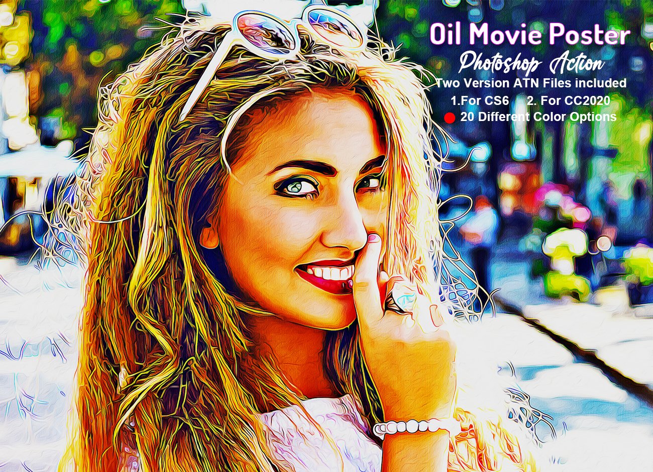Oil Movie Poster Photoshop Actioncover image.