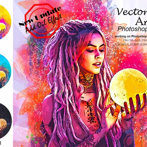 Vector Pop Art Photoshop Actioncover image.