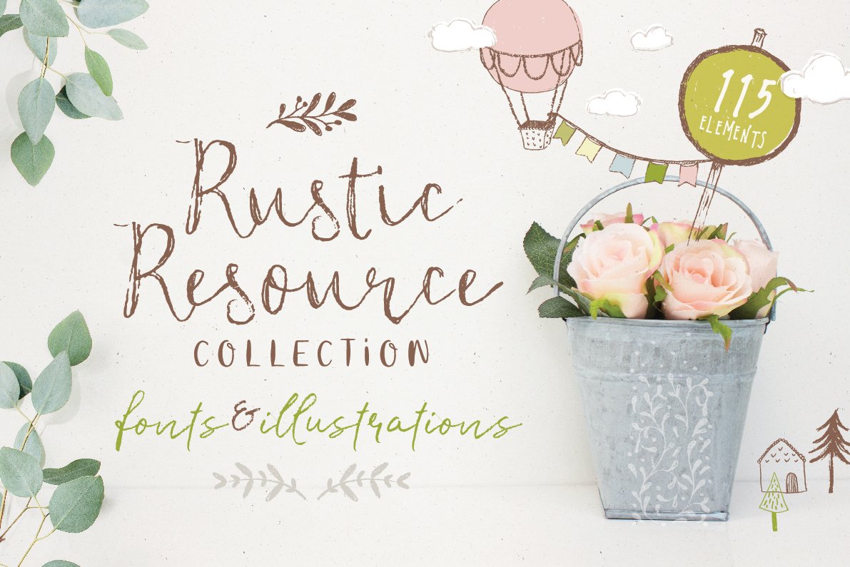 Rustic Resource Collection volume 1 cover image.