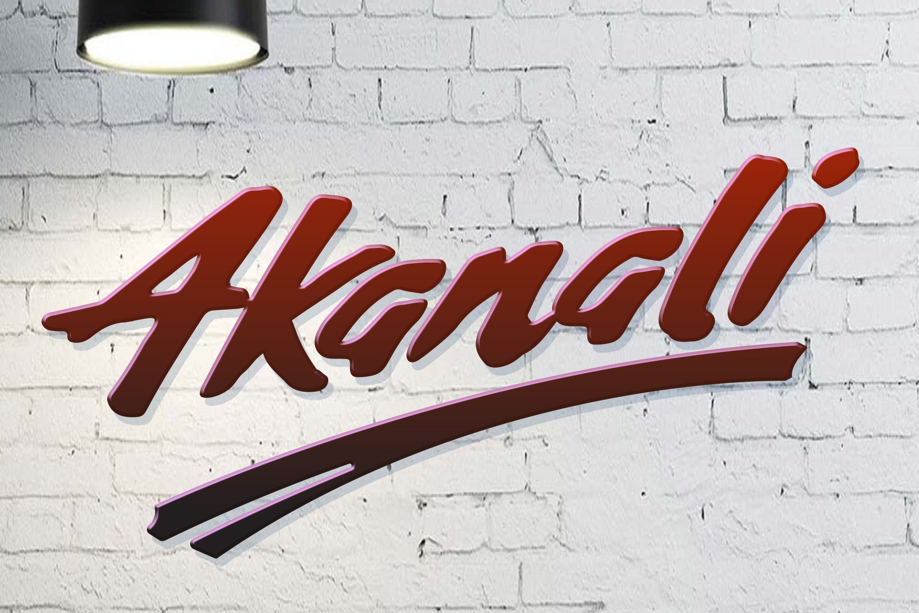 Akanali - Handwritten Font cover image.