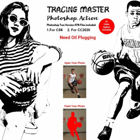 Tracing Master Photoshop Actioncover image.