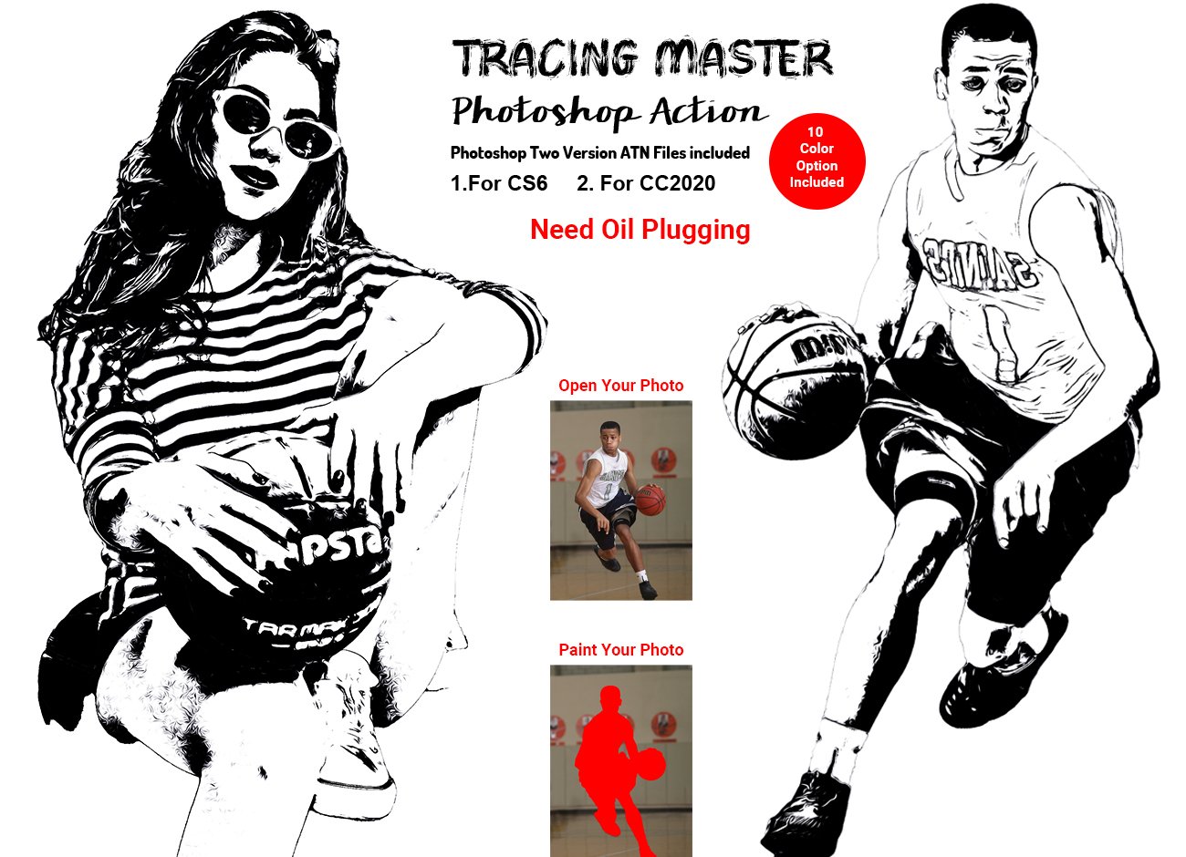 Tracing Master Photoshop Actioncover image.