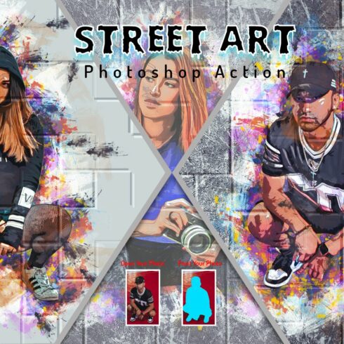 Street Art Photoshop Actioncover image.