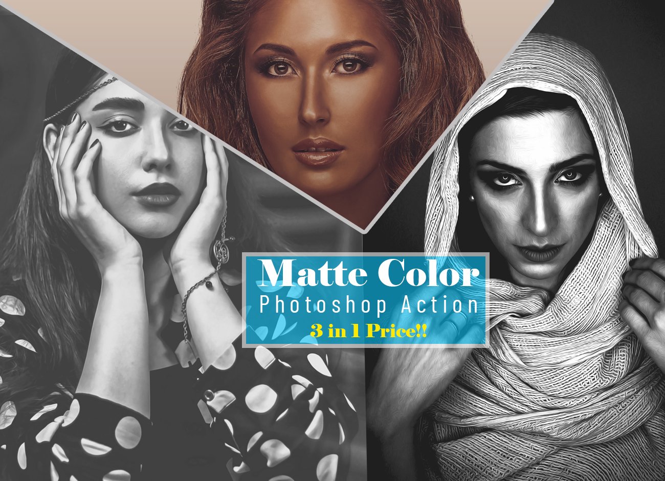 Matte Color Photoshop Actioncover image.