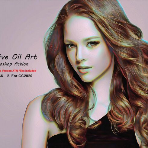 Creative Oil Art Photoshop Actioncover image.