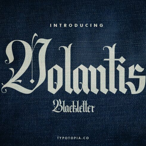Volantis - Blackletter Fonts cover image.